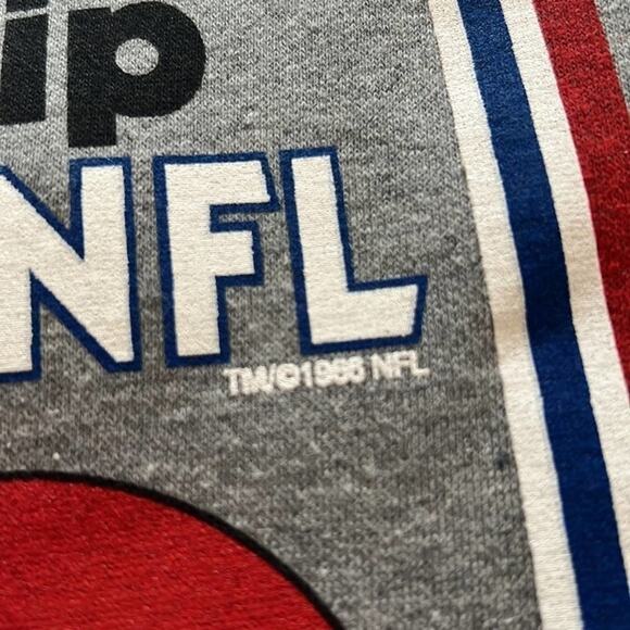 NWT Mitchell & Ness NFL Multi Team Crew Super Bowl Logo Sweatshirt gray - Picture 10 of 11